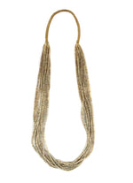 Santo Domingo (Kewa) 10-Strand Heishi Necklace c. 1980s, 28" length (J15358-CO-006)