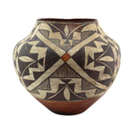 Acoma Polychrome Jar c. 1890s, 11" x 13"