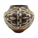 Acoma Polychrome Jar c. 1890s, 11" x 13"