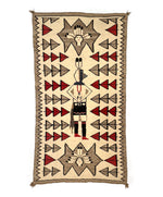 Navajo Yeibeichei Pictorial Rug c. 1920s, 76" x 43.25"