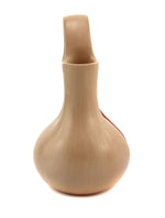 Marcella Yepa - Jemez Wedding Vase with Redware Swirl Design c. 2000s, 8.75" x 5.5" x 5"