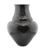 Judy and Lincoln Tafoya - Santa Clara Black Vase with Bear Paw Design c. 2003, 15.75" x 13"