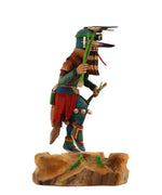 Adrian Poleahla - Hopi Blue Whipper Kachina, 12.75" x 8" x 7.75"