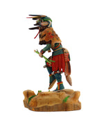 Adrian Poleahla - Hopi Blue Whipper Kachina, 12.75" x 8" x 7.75"