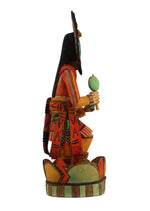 Elgean Joshevama - Hopi Sun Kachina c. 1990s, 11.75" x 5" x 4.25"