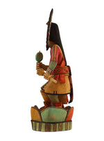 Elgean Joshevama - Hopi Sun Kachina c. 1990s, 11.75" x 5" x 4.25"