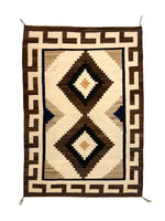 Navajo Crystal Rug c. 1960s, 55" x 37" (T90237C-1022-006)