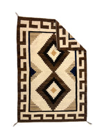 Navajo Crystal Rug c. 1960s, 55" x 37" (T90237C-1022-006)