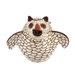 Rose Gasper - Zuni Polychrome Owl Figure c. 1980s, 4.875" x 6.125" x 5.375"