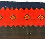 Navajo - Manta with Indigo and Some Raveled Bayeta c. 1870-80s, 57.5" x 40"