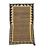 Navajo Double Saddle Blanket c. 1920s, 51" x 31"