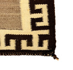 Navajo Double Saddle Blanket c. 1920s, 51" x 31"