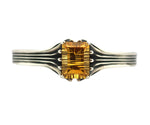 Sam Patania - "Grand Cathedral" Citrine and Sterling Silver Bracelet, size 6.25