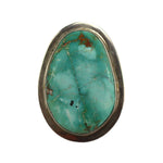 Tommy Jackson (b. 1958) - Navajo - Turquoise and Sterling Silver Ring c. 1990s, size 6