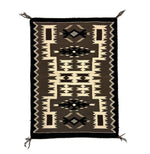 Navajo Crystal Storm Pattern Rug c. 1960s, 35" x 25.25"