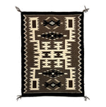 Navajo Crystal Storm Pattern Rug c. 1960s, 35" x 25.25"