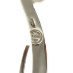 Roy Talahaftewa - Hopi - Contemporary Silver Overlay Post Earrings, 2.625" x 0.375"