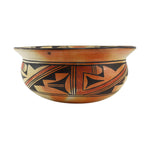 Hopi Polychrome Stew Bowl c. 1950-60s, 5" x 11.5"