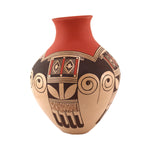 Clinton Polacca Nampeyo (1958-2022) - Hopi Polychrome Vase c. 2000s, 8.5" x 7"