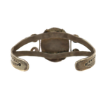 Navajo - Petrified Wood and Silver Bracelet c. 1930-40s, size 6.75