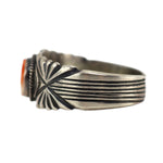 Fred Maloney - Navajo - Spiny Oyster and Silver Bracelet c. 1990s, size 6.25