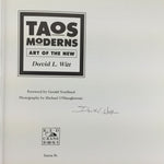 Taos Moderns - Art of the New, signed by author David L. Witt