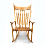 Landon Sanborn - Rocking Chair with Velvet Mesquite, Purple Heart, Black Walnut, and White Ash Accents