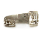 Ray Scott (Raymond) (Taa'Itsohii) (b. 1965) - Navajo Sterling Silver Bracelet, c. 1980-1990s, size 6.25 (J13998-038) 2