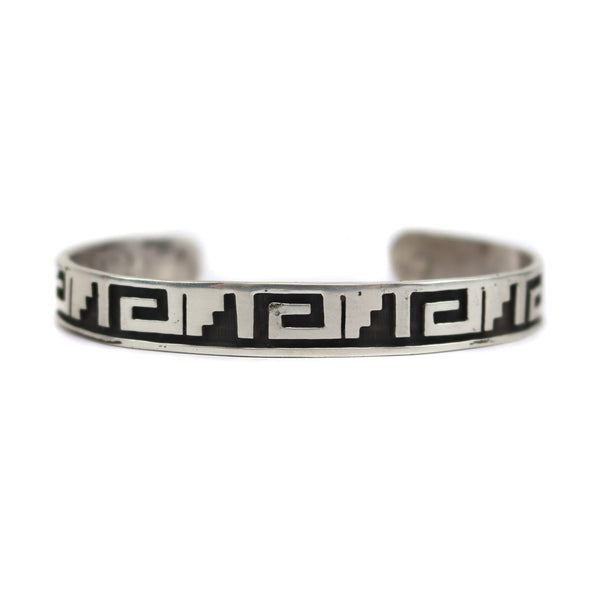 Terry Wadsworth - Hopi Silver Overlay Bracelet c. 1960s