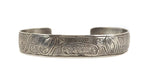 Northwest Coast Silver Bracelet c. 1960s, size 7.25 (J91963-0223-004)