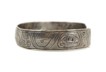 Northwest Coast Silver Bracelet c. 1960s, size 7.25 (J91963-0223-004) 3