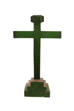 Spanish Colonial Cruz De Animas Crucifix, 20.5" x 12" x 6" (M1907-037)