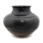 Santa Clara Black Jar c. 1900s, 10" x 12" (P3365)