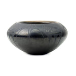 Blue Corn (Crucita Gonzales Calabaza) (1921-1999) - San Ildefonso Black on Black Jar c. 1960-70s, 3.25" x 5.75" (P90786A-0622-014) 2