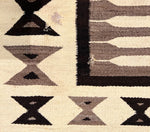 Navajo Crystal Storm Pattern Rug c. 1930s, 74" x 37.5" (T6166) 3