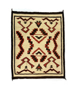 
Navajo Crystal Storm Pattern Rug c. 1910-20s, 56" x 44.5" (T6171)