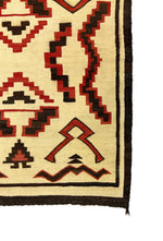 
Navajo Crystal Storm Pattern Rug c. 1910-20s, 56" x 44.5" (T6171) 3