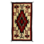 Navajo Crystal Rug with Valero Stars c. 1920s, 59" x 32" (T6349) 2