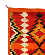 Navajo Transitional Blanket c. 1890-1900s, 77.5" x 54.5" (T6380) 1