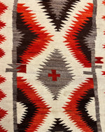 
Navajo Transitional Blanket c. 1890s, 83.5" x 49.5" (T90404A-1122-003) 3